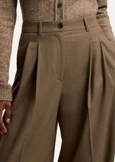 Ralph Lauren Collection Clarice Wool-Blend Pleated Wide-Leg Pants | Thumbnail 5 Ralph Lauren Collection Clarice Wool-Blend Pleated Wide-Leg Pants | Thumbnail 5
