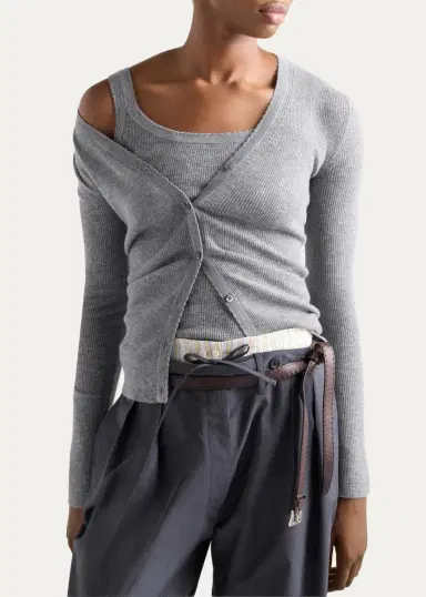 Prada Cashmere Cardigan | Thumbnail 4 Prada Cashmere Cardigan | Thumbnail 4