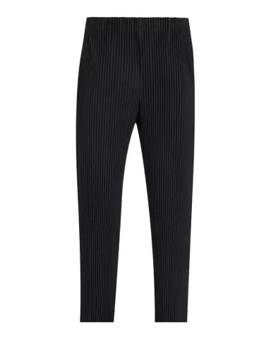 Homme Plissé Issey Miyake Men's Basics Pleated Pull-On Trousers | Thumbnail 1 Homme Plissé Issey Miyake Men's Basics Pleated Pull-On Trousers | Thumbnail 1