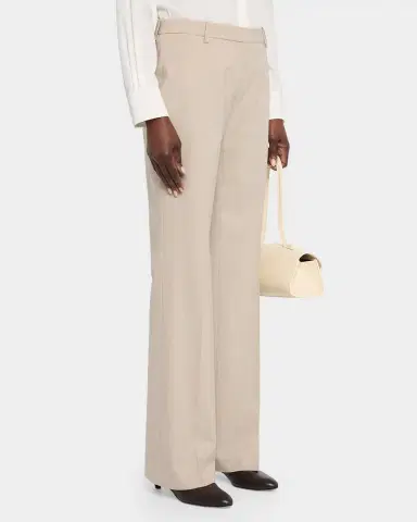 Lafayette 148 New York Greene Straight-Leg Stretch Wool Pants | Thumbnail 4 Lafayette 148 New York Greene Straight-Leg Stretch Wool Pants | Thumbnail 4