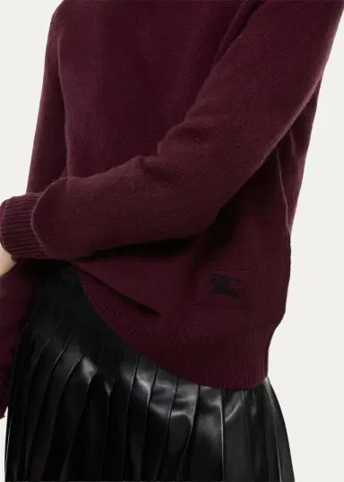Burberry Constance Cashmere-Blend Crewneck Sweater | Thumbnail 3 Burberry Constance Cashmere-Blend Crewneck Sweater | Thumbnail 3