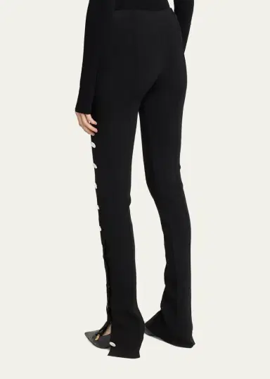 Proenza Schouler Martina Buttoned Sides Skinny-Leg Pants | Thumbnail 3 Proenza Schouler Martina Buttoned Sides Skinny-Leg Pants | Thumbnail 3