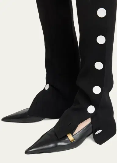 Proenza Schouler Martina Buttoned Sides Skinny-Leg Pants | Thumbnail 5 Proenza Schouler Martina Buttoned Sides Skinny-Leg Pants | Thumbnail 5