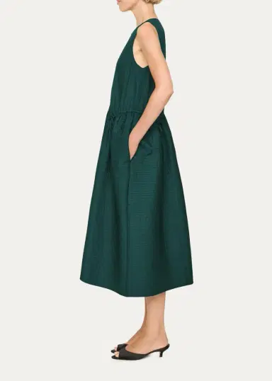 Sea Roni Drawcord Sleeveless Midi Dress | Thumbnail 5 Sea Roni Drawcord Sleeveless Midi Dress | Thumbnail 5