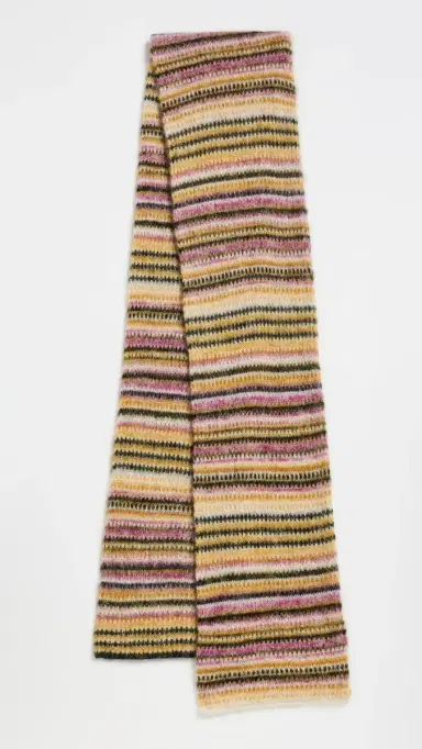 Isabel Marant Mouna Scarf Mustard One Size | Thumbnail 2 Isabel Marant Mouna Scarf Mustard One Size | Thumbnail 2