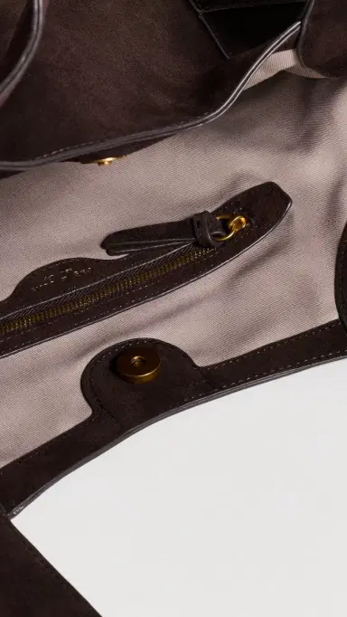 rag & bone Brayton Fringe Carryall Bag Chocolate One Size | Thumbnail 6 rag & bone Brayton Fringe Carryall Bag Chocolate One Size | Thumbnail 6