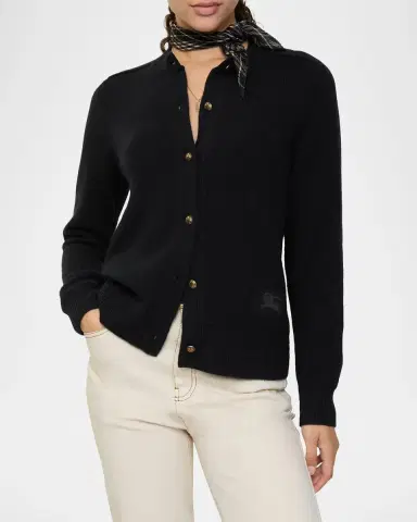 Burberry Clara Cashmere Crewneck Cardigan | Thumbnail 2 Burberry Clara Cashmere Crewneck Cardigan | Thumbnail 2