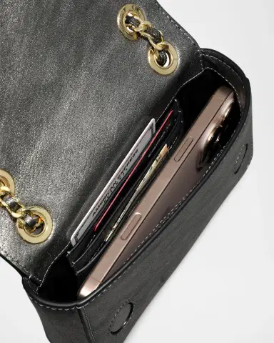 ALEXIS BITTAR Bella Mini Floral Metallic Leather Shoulder Bag | Thumbnail 4 ALEXIS BITTAR Bella Mini Floral Metallic Leather Shoulder Bag | Thumbnail 4