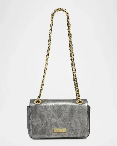 ALEXIS BITTAR Bella Mini Floral Metallic Leather Shoulder Bag | Thumbnail 7 ALEXIS BITTAR Bella Mini Floral Metallic Leather Shoulder Bag | Thumbnail 7
