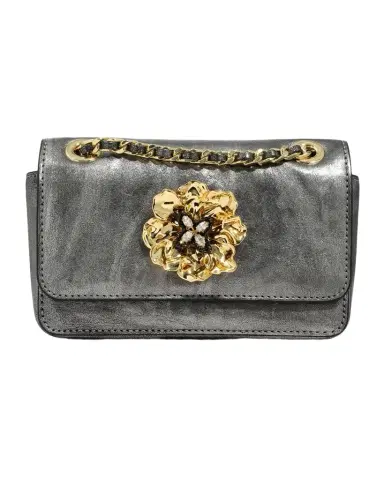 ALEXIS BITTAR Bella Mini Floral Metallic Leather Shoulder Bag | Thumbnail 1 ALEXIS BITTAR Bella Mini Floral Metallic Leather Shoulder Bag | Thumbnail 1
