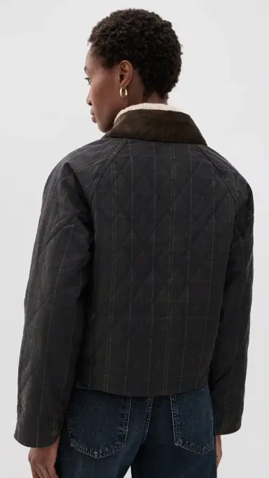 Barbour Tartan Reimagined Icons Tartan Quilted Spey Wax Jacket Olive/Classic 8 | Thumbnail 3 Barbour Tartan Reimagined Icons Tartan Quilted Spey Wax Jacket Olive/Classic 8 | Thumbnail 3