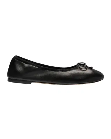 Stuart Weitzman Nia Ruched Leather Ballet Flats | Thumbnail 1 Stuart Weitzman Nia Ruched Leather Ballet Flats | Thumbnail 1