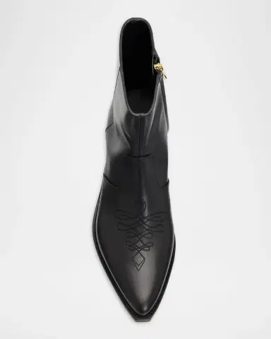 AMIRI Men's Leather MA Point-Toe Zipped Ankle Boots | Thumbnail 4 AMIRI Men's Leather MA Point-Toe Zipped Ankle Boots | Thumbnail 4