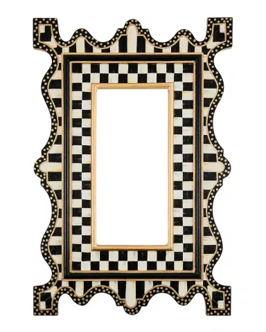 MacKenzie-Childs Courtly Check Wall Mirror | Thumbnail 1 MacKenzie-Childs Courtly Check Wall Mirror | Thumbnail 1