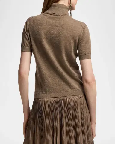 Ralph Lauren Collection Turtleneck Short-Sleeve Cashmere Sweater | Thumbnail 3 Ralph Lauren Collection Turtleneck Short-Sleeve Cashmere Sweater | Thumbnail 3