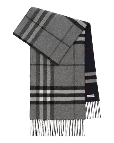 Burberry Men's Reversible Check Cashmere Scarf | Thumbnail 3 Burberry Men's Reversible Check Cashmere Scarf | Thumbnail 3