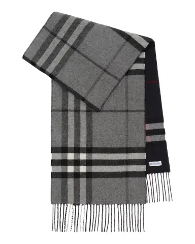 Burberry Men's Reversible Check Cashmere Scarf | Thumbnail 1 Burberry Men's Reversible Check Cashmere Scarf | Thumbnail 1