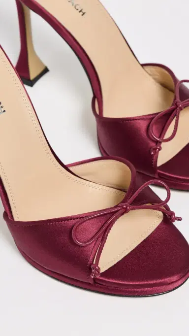 Mach & Mach Little Plateau Satin Mules | Thumbnail 6 Mach & Mach Little Plateau Satin Mules | Thumbnail 6