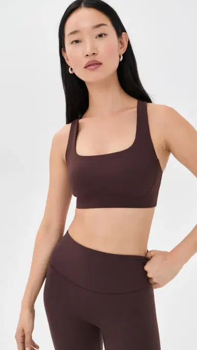 Beyond Yoga In The Zone coopneck Bra Cocoa Plum | Thumbnail 2 Beyond Yoga In The Zone coopneck Bra Cocoa Plum | Thumbnail 2
