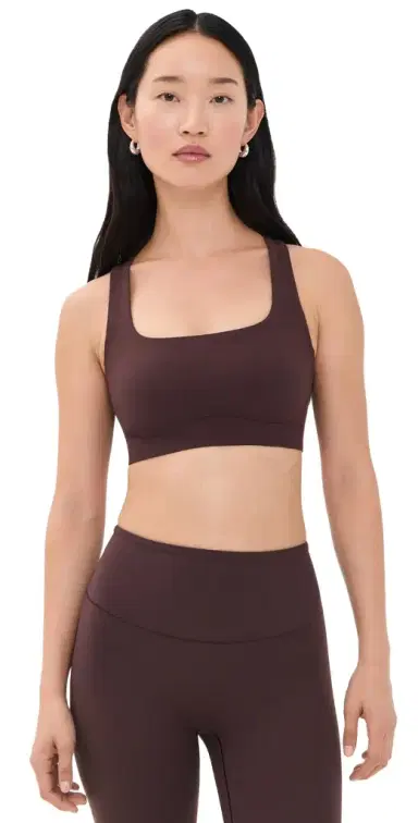 Beyond Yoga In The Zone coopneck Bra Cocoa Plum | Thumbnail 1 Beyond Yoga In The Zone coopneck Bra Cocoa Plum | Thumbnail 1