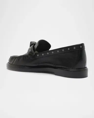 Alexandre Birman Clarita Grommet Leather Loafers | Thumbnail 2 Alexandre Birman Clarita Grommet Leather Loafers | Thumbnail 2