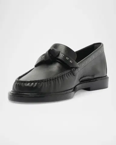 Alexandre Birman Clarita Grommet Leather Loafers | Thumbnail 6 Alexandre Birman Clarita Grommet Leather Loafers | Thumbnail 6