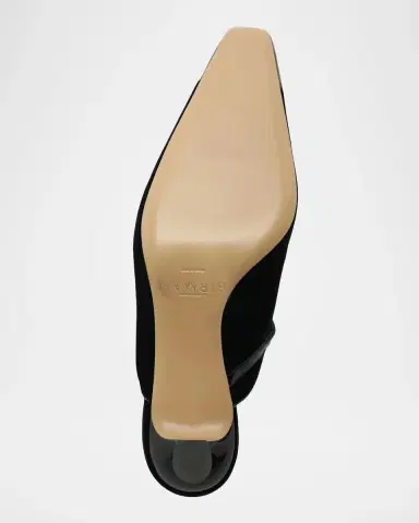 Alexandre Birman 60mm Tita Wave Velvet Mule Pumps | Thumbnail 5 Alexandre Birman 60mm Tita Wave Velvet Mule Pumps | Thumbnail 5