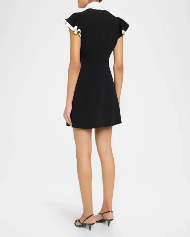 Cinq à Sept Sarya Tieneck Sheath Mini Dress | Thumbnail 3 Cinq à Sept Sarya Tieneck Sheath Mini Dress | Thumbnail 3