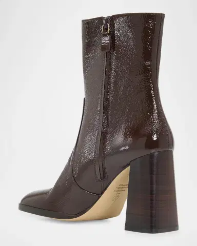 Stuart Weitzman 95mm Vera Crinkled Patent Leather Ankle Booties | Thumbnail 4 Stuart Weitzman 95mm Vera Crinkled Patent Leather Ankle Booties | Thumbnail 4