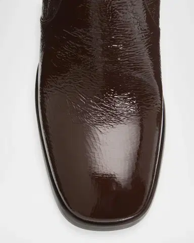 Stuart Weitzman 95mm Vera Crinkled Patent Leather Ankle Booties | Thumbnail 6 Stuart Weitzman 95mm Vera Crinkled Patent Leather Ankle Booties | Thumbnail 6