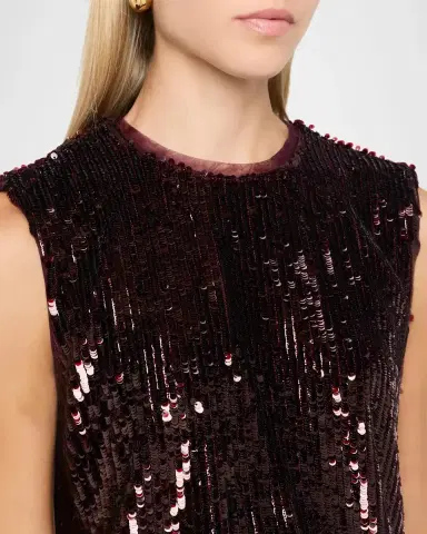 Simkhai Cydia Sequined Sleeveless Top | Thumbnail 5 Simkhai Cydia Sequined Sleeveless Top | Thumbnail 5