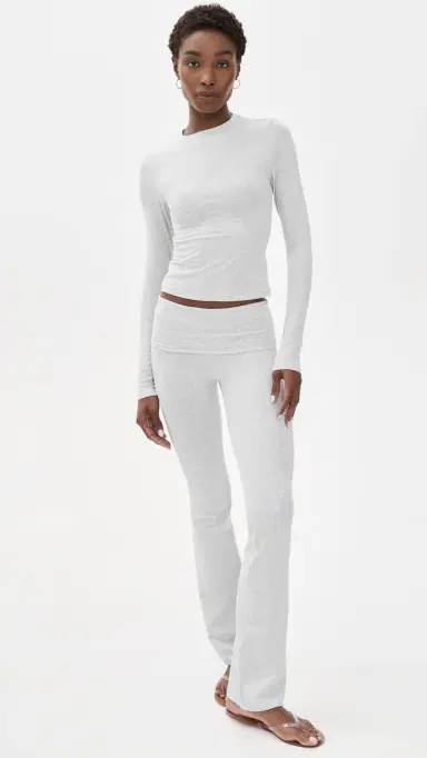 Skims ong Sleeve T-Shirt ight Heather Grey | Thumbnail 5 Skims ong Sleeve T-Shirt ight Heather Grey | Thumbnail 5