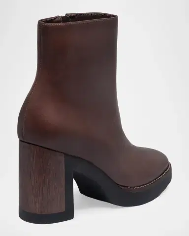 Bernardo 95mm Nara Leather Ankle Boots | Thumbnail 4 Bernardo 95mm Nara Leather Ankle Boots | Thumbnail 4