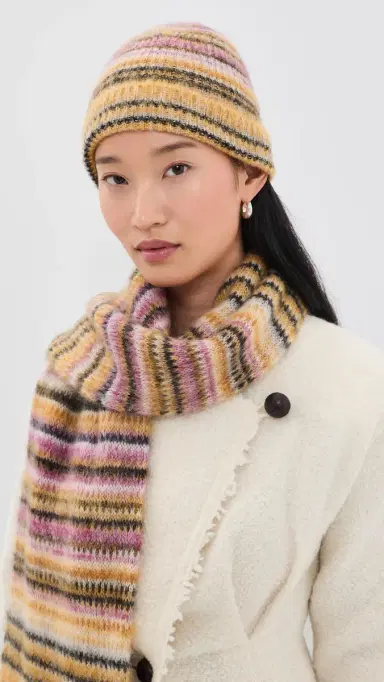 Isabel Marant Morenne Beanie Mustard One Size | Thumbnail 3 Isabel Marant Morenne Beanie Mustard One Size | Thumbnail 3