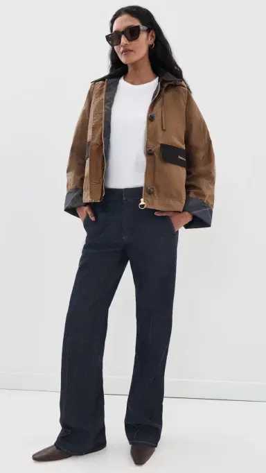 Barbour Adina Wax Jacket Tan/Shadow Classic | Thumbnail 5 Barbour Adina Wax Jacket Tan/Shadow Classic | Thumbnail 5