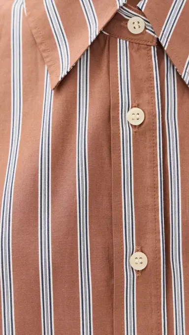 Citizens of Humanity Thea Boyfriend Shirt Copper tripe | Thumbnail 6 Citizens of Humanity Thea Boyfriend Shirt Copper tripe | Thumbnail 6