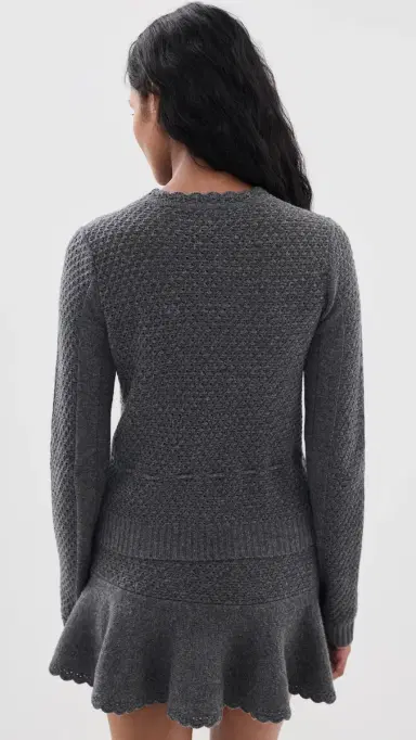 The Garment Como Belted Cardigan Grey Melange | Thumbnail 3 The Garment Como Belted Cardigan Grey Melange | Thumbnail 3