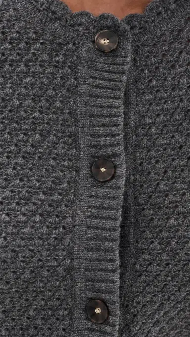 The Garment Como Belted Cardigan Grey Melange | Thumbnail 6 The Garment Como Belted Cardigan Grey Melange | Thumbnail 6