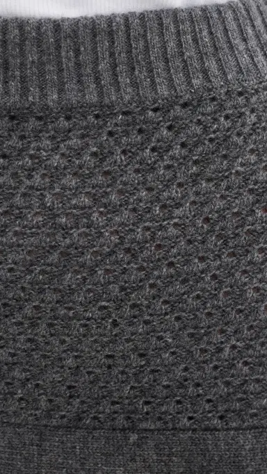The Garment Como Crochet Mini Skirt Grey Melange | Thumbnail 6 The Garment Como Crochet Mini Skirt Grey Melange | Thumbnail 6