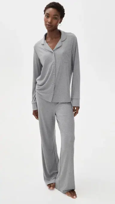 Skims Rib leep et Light Heather Grey | Thumbnail 2 Skims Rib leep et Light Heather Grey | Thumbnail 2