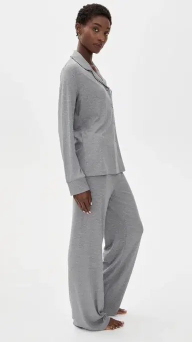 Skims Rib leep et Light Heather Grey | Thumbnail 4 Skims Rib leep et Light Heather Grey | Thumbnail 4