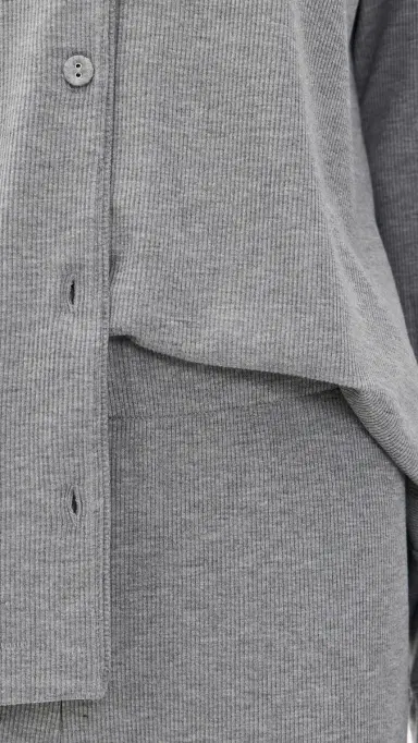 Skims Rib leep et Light Heather Grey | Thumbnail 6 Skims Rib leep et Light Heather Grey | Thumbnail 6