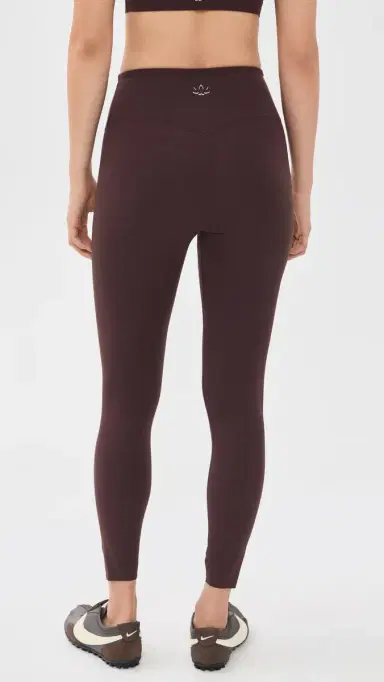 Beyond Yoga In The Zone High Waisted Midi Leggings Cocoa Plum | Thumbnail 3 Beyond Yoga In The Zone High Waisted Midi Leggings Cocoa Plum | Thumbnail 3
