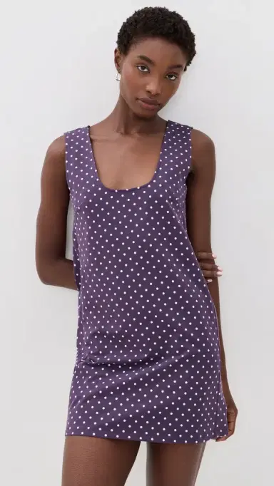 Posse Tommy Dress Purple Polka Dot | Thumbnail 2 Posse Tommy Dress Purple Polka Dot | Thumbnail 2