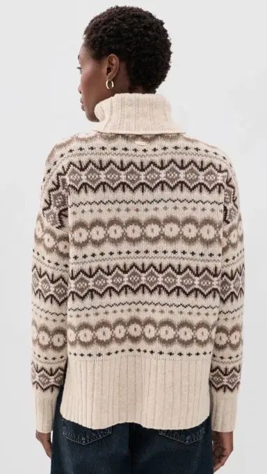 Barbour Helen Knit Sweater Birch Multi | Thumbnail 3 Barbour Helen Knit Sweater Birch Multi | Thumbnail 3