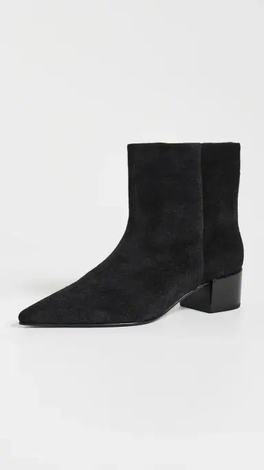 Black Suede Studio Blaze 45 Booties Black Suede | Thumbnail 2 Black Suede Studio Blaze 45 Booties Black Suede | Thumbnail 2