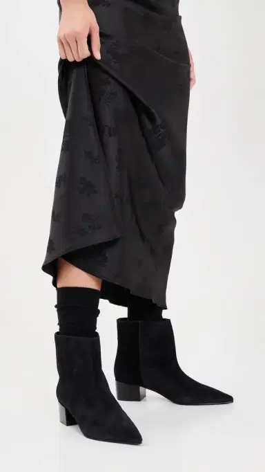 Black Suede Studio Blaze 45 Booties Black Suede | Thumbnail 3 Black Suede Studio Blaze 45 Booties Black Suede | Thumbnail 3