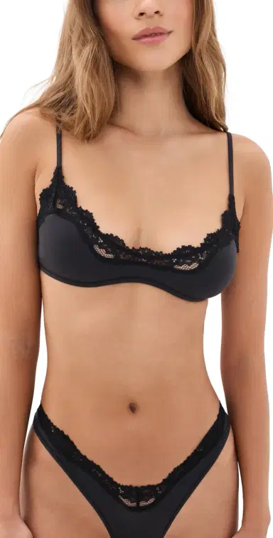 Skims coop Bralette Onyx | Thumbnail 1 Skims coop Bralette Onyx | Thumbnail 1