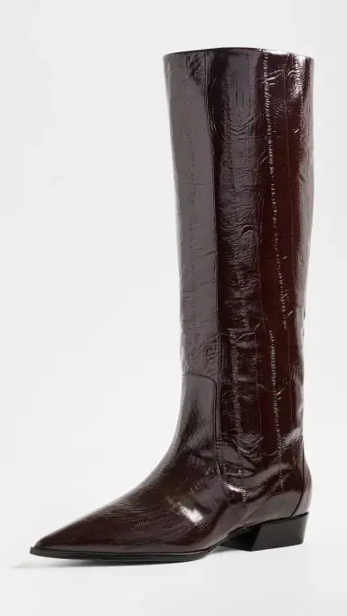 Black Suede Studio Aero 25 Boots Brown Eel Printed Leather | Thumbnail 2 Black Suede Studio Aero 25 Boots Brown Eel Printed Leather | Thumbnail 2