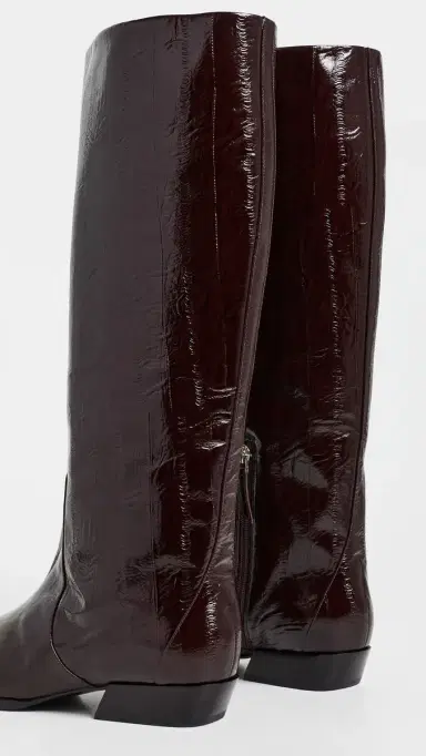 Black Suede Studio Aero 25 Boots Brown Eel Printed Leather | Thumbnail 4 Black Suede Studio Aero 25 Boots Brown Eel Printed Leather | Thumbnail 4